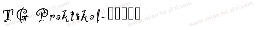 TG Praktikal字体转换